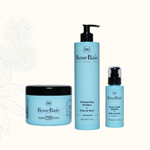 .Gamme Ricin X Kératine Rosebaie bleu