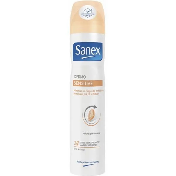 Sanex Derma Care+ Sensitive 72h Anti-transpirant Deodorant Spray | Peau Sensible