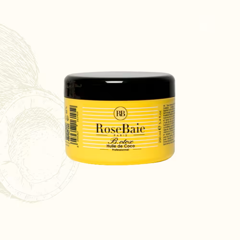 Botox capilaire à l’Huile de Noix de Coco X Kératine Rosebaie 250 ml