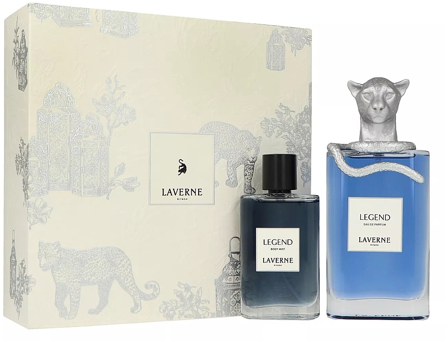 LAVERNE - COFFRET POUR HOMME : EAU DE PARFUM 100 ML + BODY MIST 50ML - LEGEND – Image 3